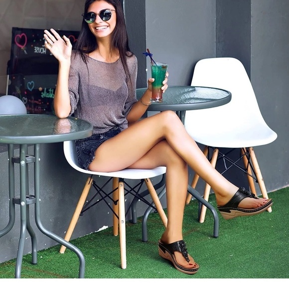 Acupressure Sandals W/ Arch Support & Massage Orthopedic Slip on Shoes Sz 41… - Picture 5 of 6